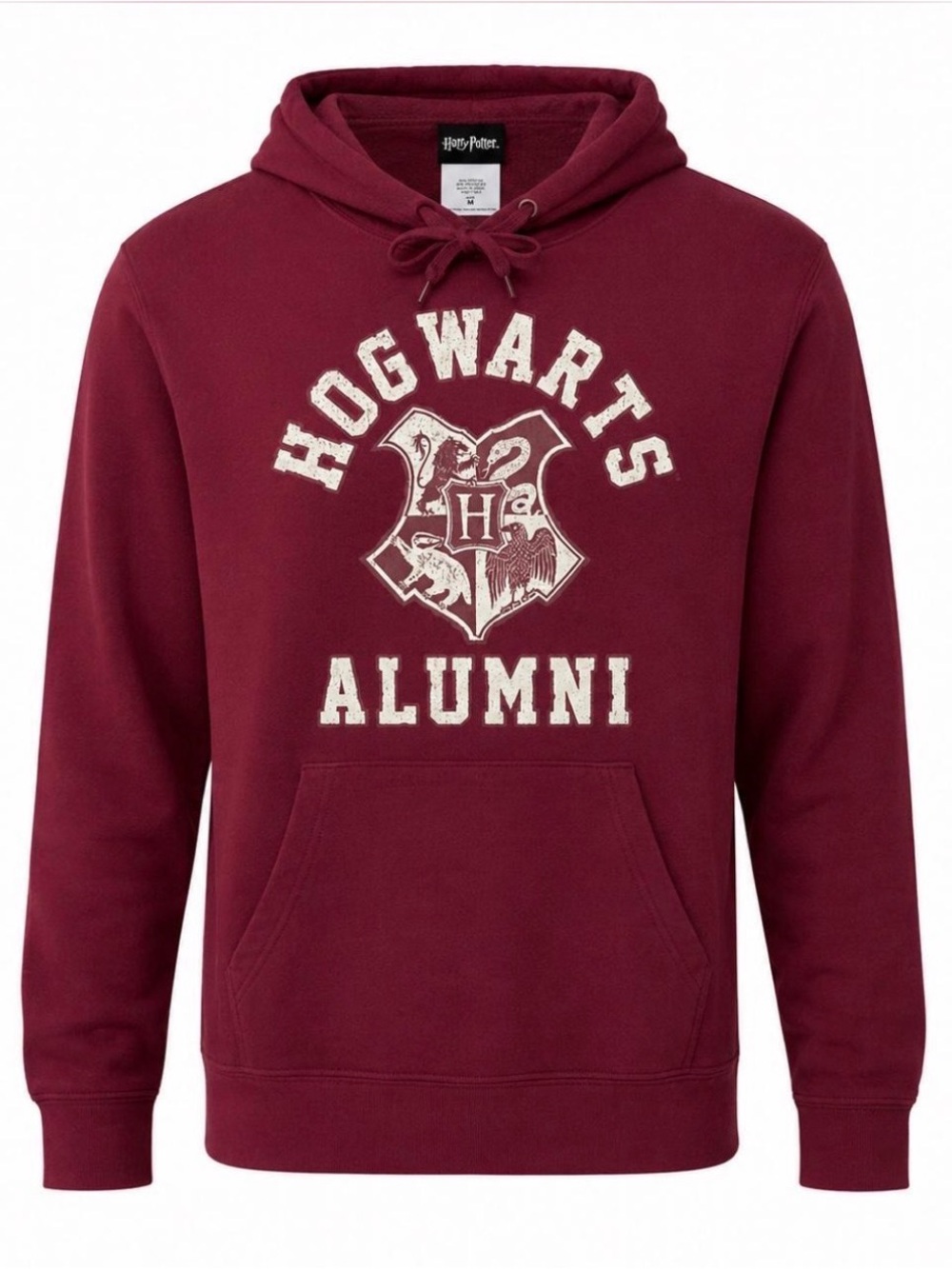 Harry Potter Hogwarts Alumni hoodie
Burgundy/white crest EUC Sz M